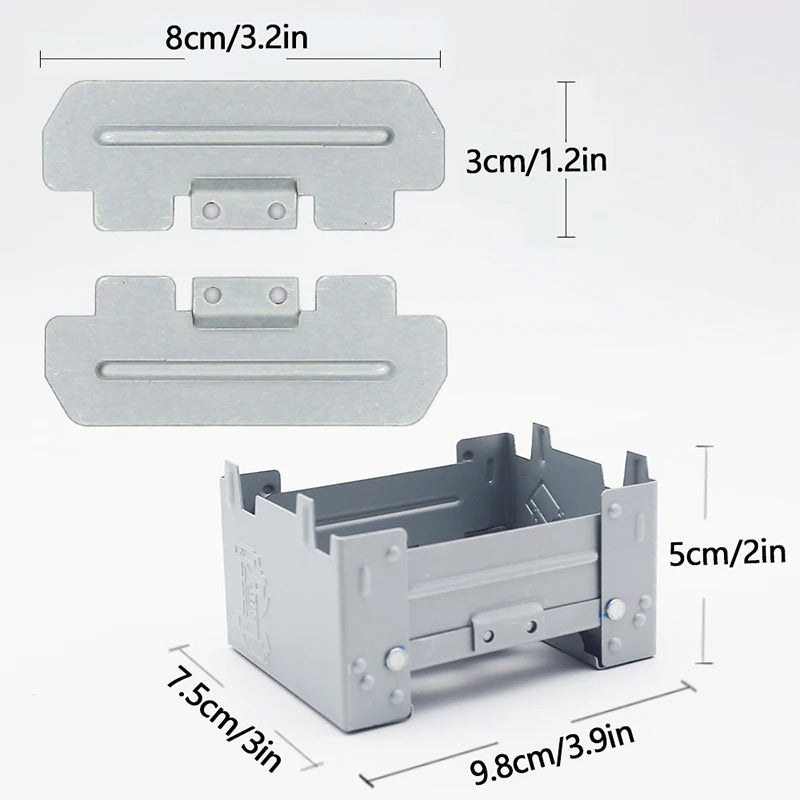 folding stove set