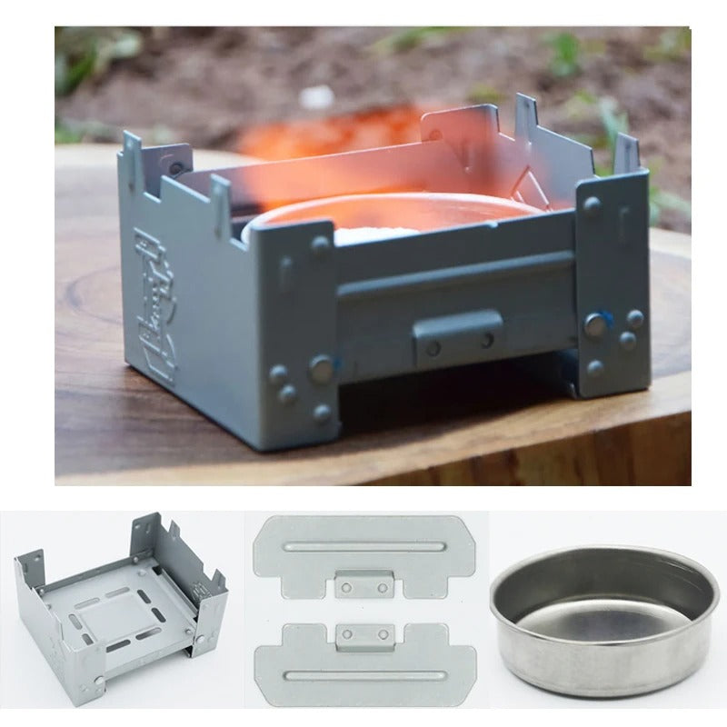 folding stove set