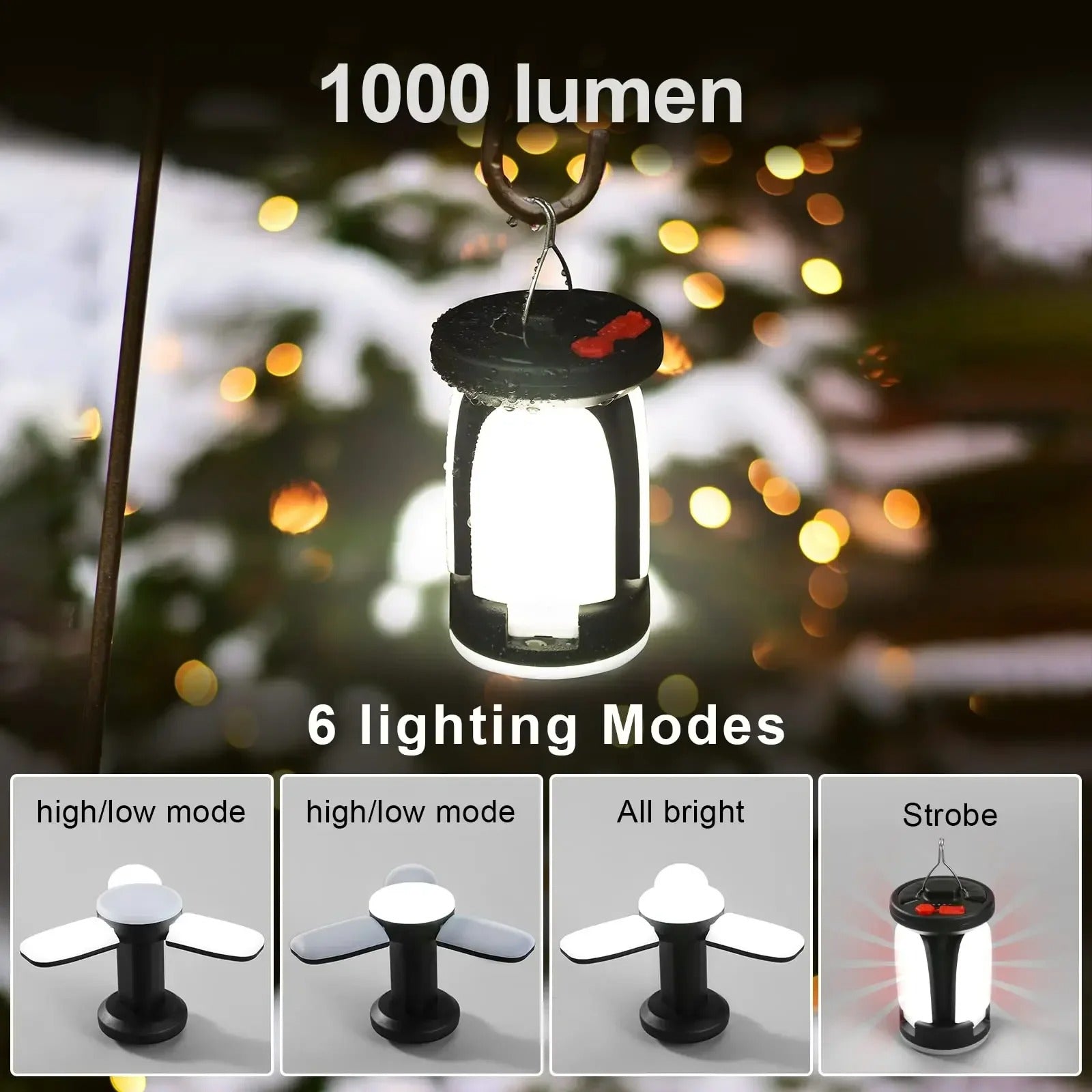 Folding LED Lantern