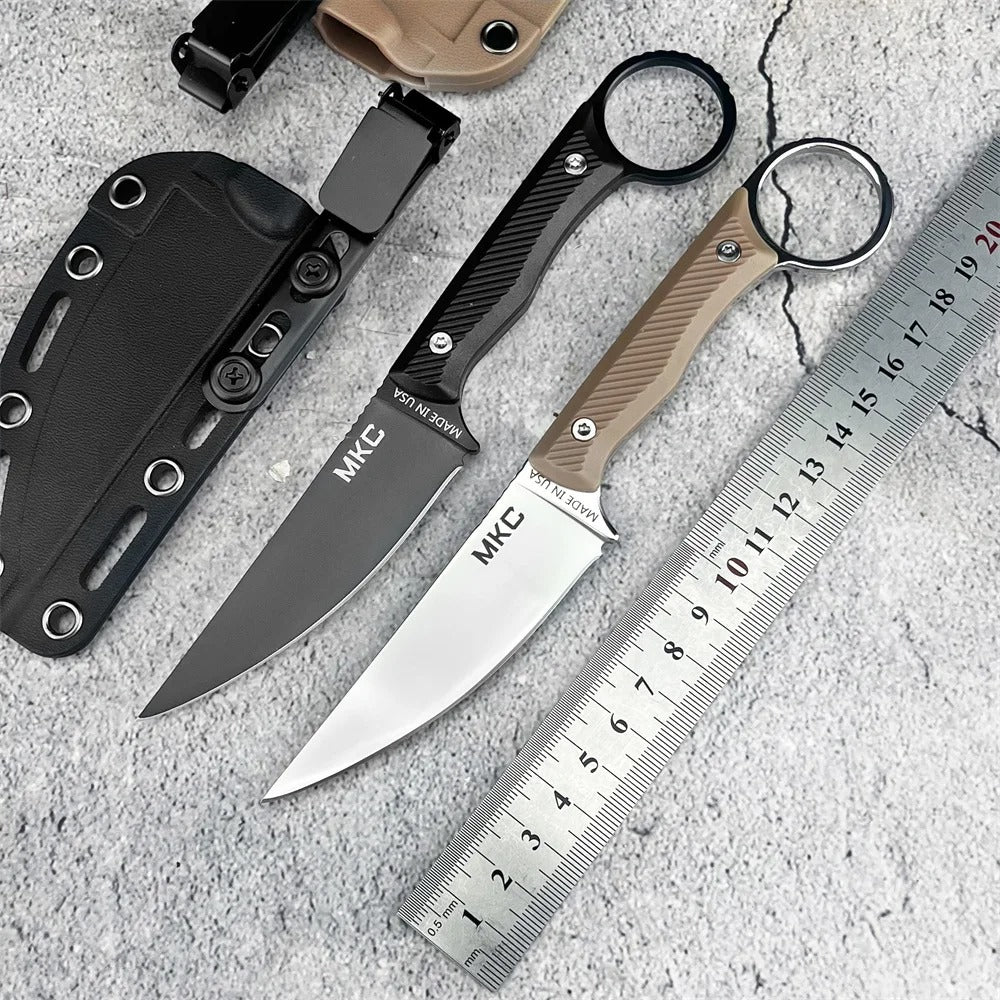 EDC Pull Ring Knife With Kydex Sheath
