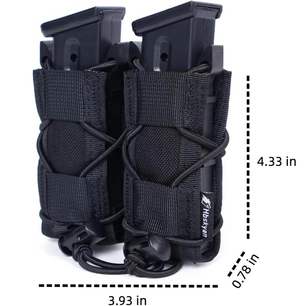 Double Pistol Mag Pouch