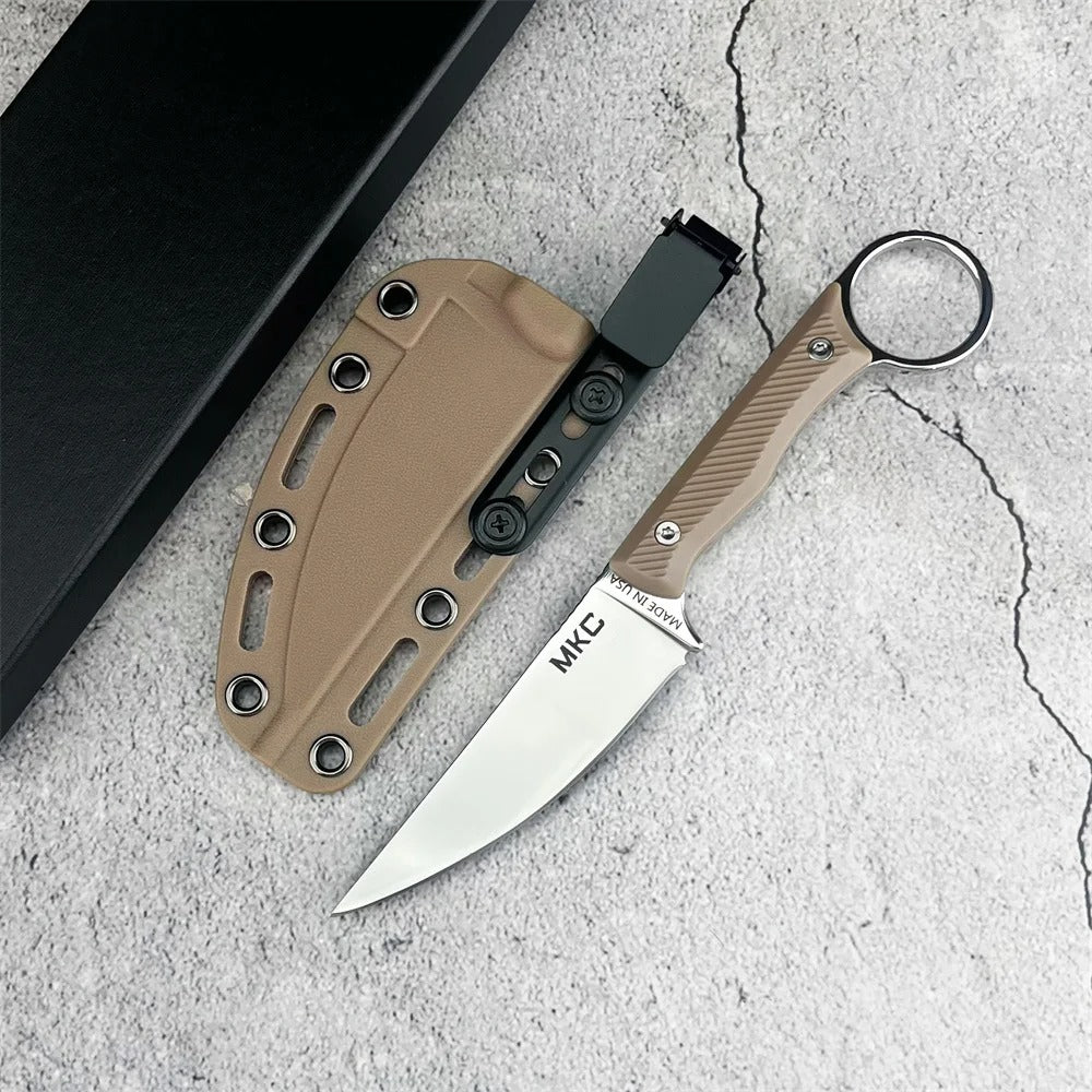 EDC Pull Ring Knife With Kydex Sheath