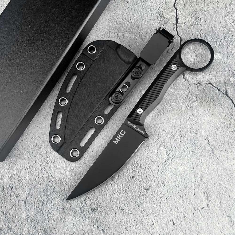 EDC Pull Ring Knife With Kydex Sheath
